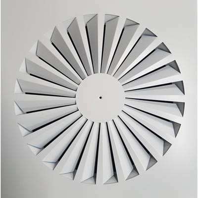 Grilles, Louvres & Diffusers 4 Swirl Diffuser Overview Picture